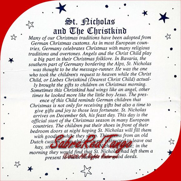 Pipka Reflections Of Christmas St Nicholas Christkind Ltd Ed Figurine COA #11342 - Picture 10 of 11